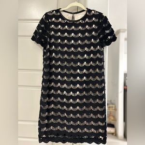 kate spade virginia scalloped lace shift dress